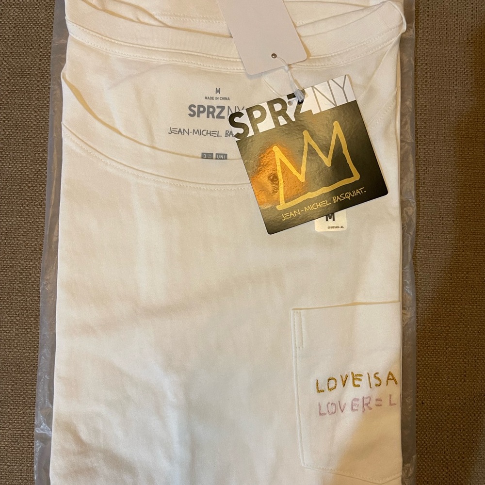 SPRZ NY SHORT-SLEEVE GRAPHIC T-SHIRT (JEAN-MICHEL BASQUIAT)